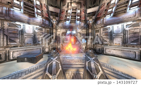 宇宙船内の風景 143109727