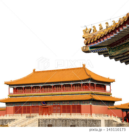 Forbidden City (carved, on white background), Beijing, China -- was the Chinese imperial palace from the Ming Dynasty to the end of the Qing Dynasty Forbidden City (carved, on white background), Beijing, China -- was the Chinese imperial palace from the Ming Dynasty to the end of the Qing Dynasty 143110173