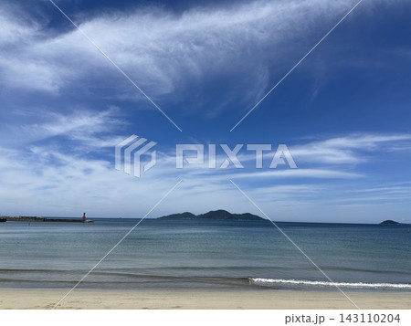 青い海と青い空 青い海と青い空 143110204