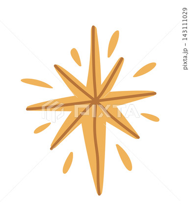 Star Of Bethlehem Radiating Rays Cartoon Star Of Bethlehem Radiating Rays Cartoon 143111029