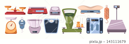 Scale Collection Variety Set Cartoon Style Scale Collection Variety Set Cartoon Style 143111679