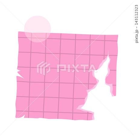 Paper Scrap Grid Note Torn Cartoon Paper Scrap Grid Note Torn Cartoon 143112323