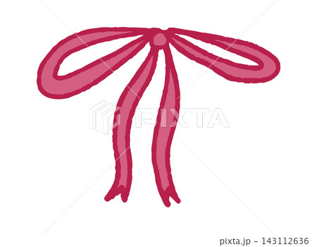 Bow Knot With Flowing Ribbons Doodle Bow Knot With Flowing Ribbons Doodle 143112636