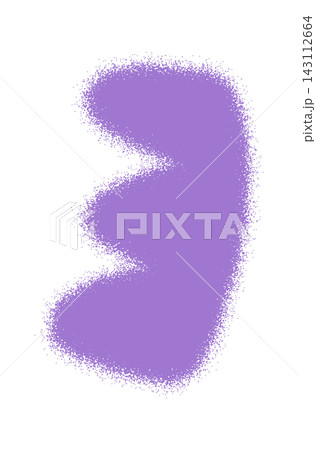 Spray Paint Blob Abstract Shape Grunge 143112664