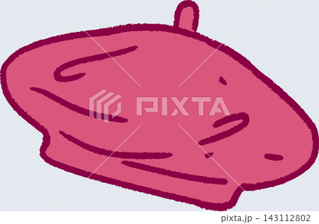 Beret Fashion Accessory Hand Drawn Cartoon Beret Fashion Accessory Hand Drawn Cartoon 143112802