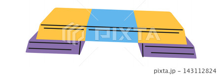 Aerobic Step Platform Gym Equipment Cartoon 143112824