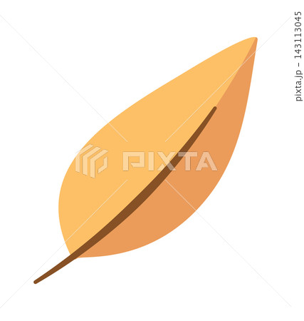 Leaf Falling Minimal Cartoon Style Leaf Falling Minimal Cartoon Style 143113045