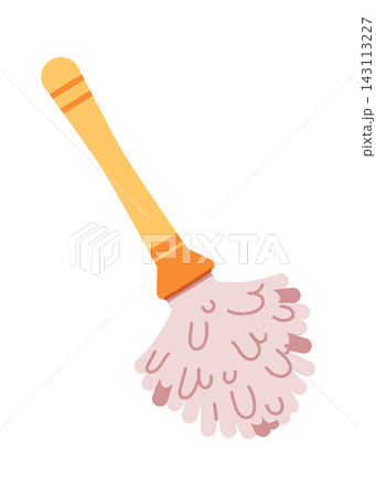 Duster Cleaning Tool With Handle Cartoon 143113227