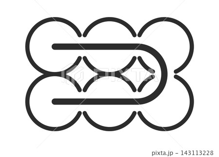 Pattern Loop Monoline Abstract Geometry 143113228