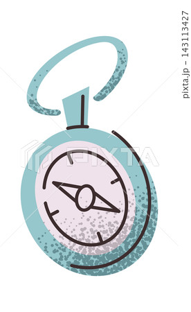 Compass Hanging Pendant Sketch Doodle Style 143113427