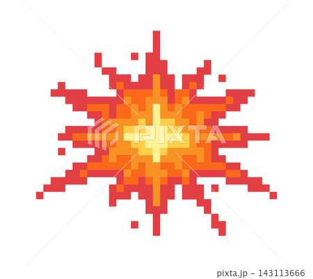Explosion Burst Pixel Art Sprite 143113666