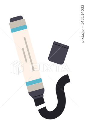 Marker Drawing Bold Stroke Cartoon 143114032