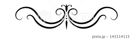 Flourish Divider Ornament Swirl Line Art Flourish Divider Ornament Swirl Line Art 143114115