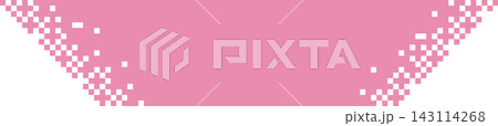 Pixel Confetti Corner Frame Geometric Background 143114268