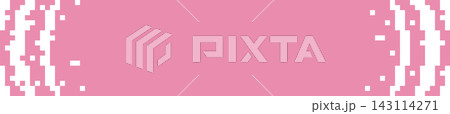 Pixel Frame Border Retro Raster Pattern Pixel Frame Border Retro Raster Pattern 143114271