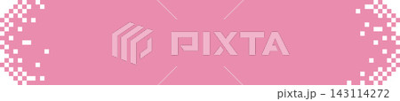 Banner Pixel Border Frame Retro Style Banner Pixel Border Frame Retro Style 143114272