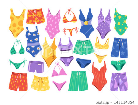 Swimwear Collection Mixed Styles Set Cartoon 143114354