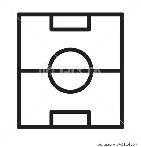 Football field icon 143114557