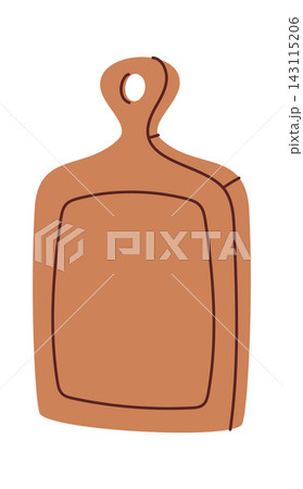Cutting Board With Handle Kitchen Cartoon Cutting Board With Handle Kitchen Cartoon 143115206
