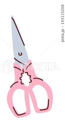 Scissor Cutting Tool Hand Drawn Doodle Scissor Cutting Tool Hand Drawn Doodle 143115208