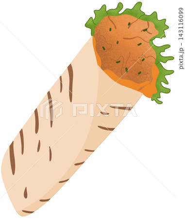 chicken kebab illustration 143116099