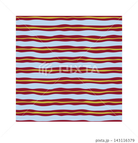 Stripe Seamless Pattern Wavy Hand Drawn Stripe Seamless Pattern Wavy Hand Drawn 143116379