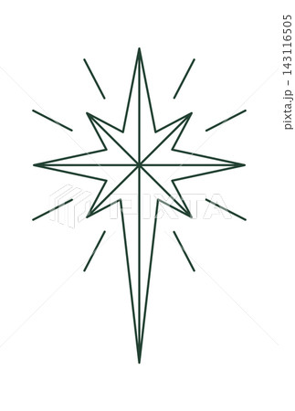 Star Of Bethlehem Radiant Line Art Star Of Bethlehem Radiant Line Art 143116505