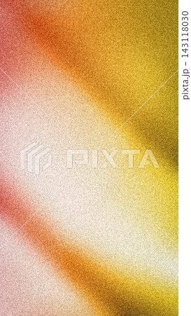 Warm abstract yellow, orange, and subtle pink gradient with bright diagonal light and a fine grainy texture. An inviting vertical backdrop for digital media 143118030