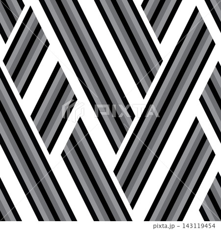 Seamless pattern with black and gray streaks 143119454