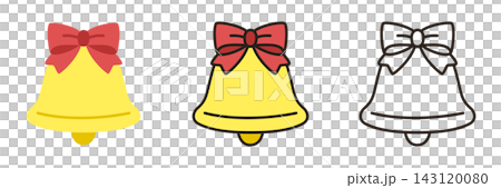 Bell Christmas Illustration Icons (3 types) (Cute, Simple, Vector) Bell Christmas Illustration Icons (3 types) (Cute, Simple, Vector) 143120080