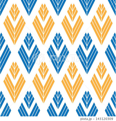 Seamless pattern with orange and blue stripes (9) Seamless pattern with orange and blue stripes (9) 143120309
