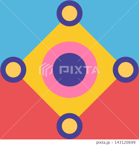 Squares and Geometric Shapes Pattern Squares and Geometric Shapes Pattern 143120699