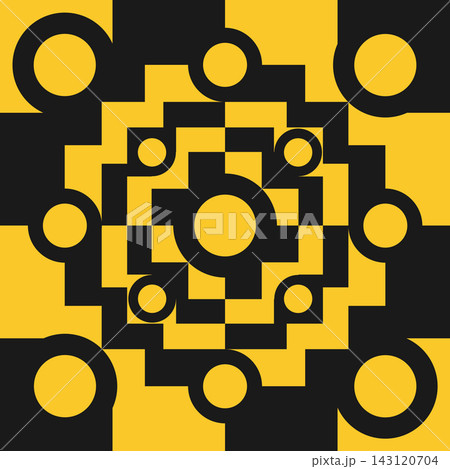 Squares and Geometric Shapes Pattern 143120704