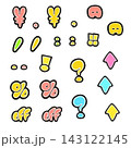 ポスカで手書き『記号』pop 素材セット 143122145
