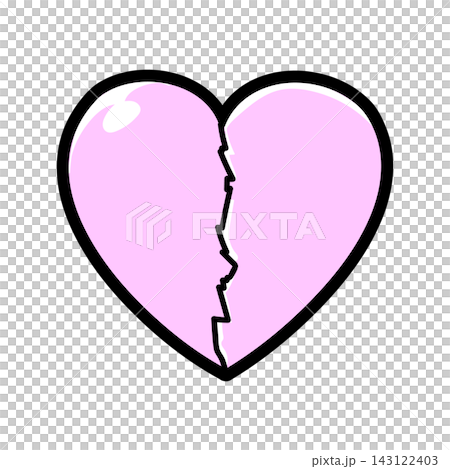 Cracked heart Cracked heart 143122403