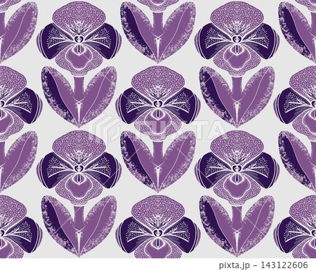 vector seamless pattern with butterflies 143122606