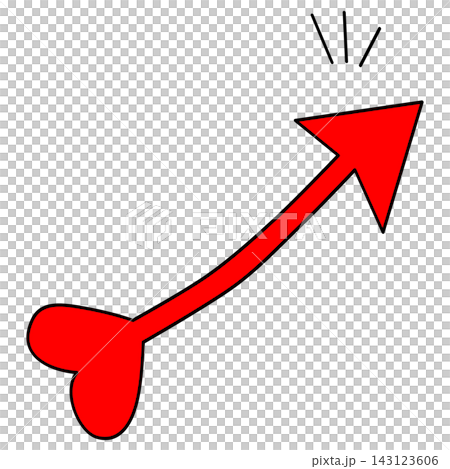 Red heart arrow pointing up love direction motion growth indicator pointer sticker print visual graphic clipart artwork design icon element illustration Red heart arrow pointing up love direction motion growth indicator pointer sticker print visual graphic clipart artwork design icon element illustration 143123606