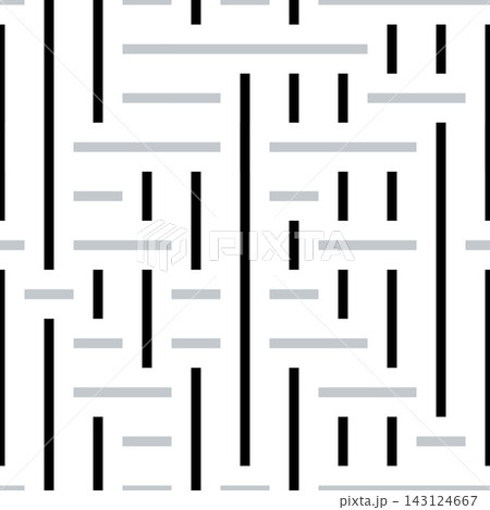 Pattern with black and silver gray stripes 143124667