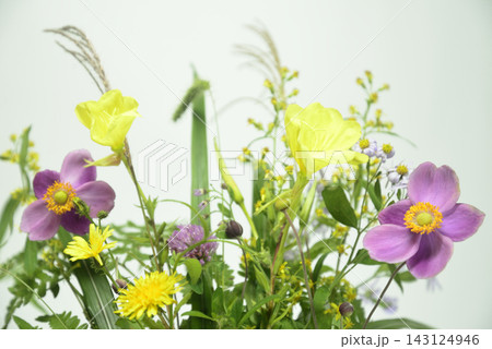 小花でカラフルな背景素材 小花でカラフルな背景素材 143124946