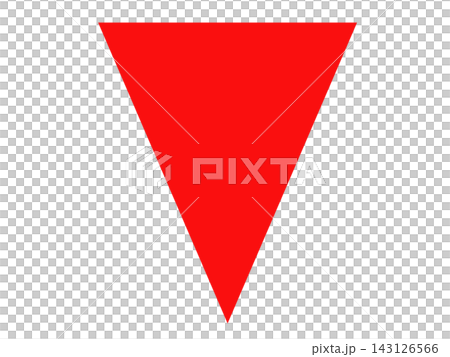 Red triangle illustration Red triangle illustration 143126566