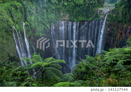 Beautiful view of Tumpak Sewu waterfall is one of the most stunning waterfalls in Indonesia, standing at 120 meters tall with the most insane panorama view. Beautiful view of Tumpak Sewu waterfall is one of the most stunning waterfalls in Indonesia, standing at 120 meters tall with the most insane panorama view. 143127544