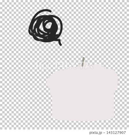 A simple illustration of a candle that has grown short and whose flame has gone out. A simple illustration of a candle that has grown short and whose flame has gone out. 143127907