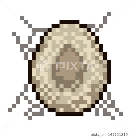 Pixel Art Silk Spider Cocoon Icon 143131219