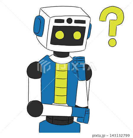 考えているロボット 考えているロボット 143132799