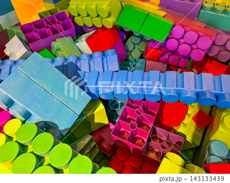 Parts of a children's construction set 143133439