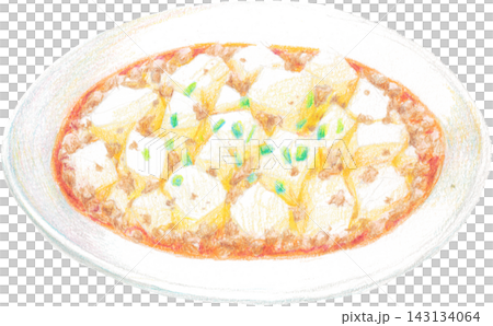 Illustration of Mapo Tofu (hand-drawn style) Illustration of Mapo Tofu (hand-drawn style) 143134064