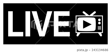 LIVEアイコン 黒 LIVEアイコン 黒 143134686