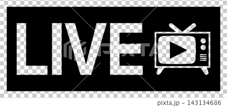 LIVEアイコン 黒 LIVEアイコン 黒 143134686