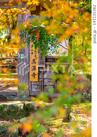秋の丹波路 紅葉に彩られる高源寺の惣門 兵庫県丹波市※作品コメント欄に撮影位置 秋の丹波路 紅葉に彩られる高源寺の惣門 兵庫県丹波市※作品コメント欄に撮影位置 143135362
