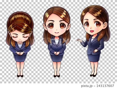 Businesswoman illustration Businesswoman illustration 143137607